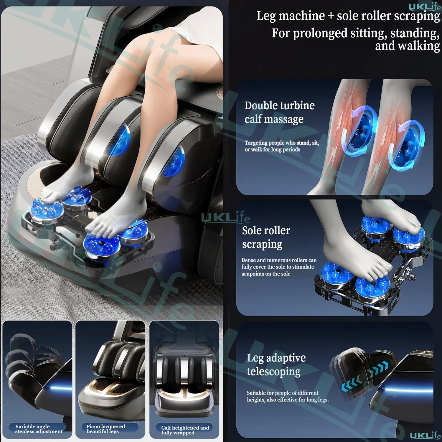 Bodyrecovery.shop™ Dual-Core Jade Massage Chair